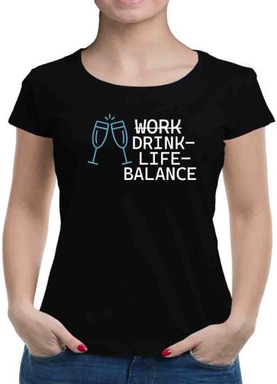 TShirt-People Drink Life Balance T-Shirt Damen 