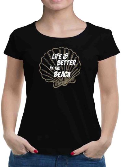 TShirt-People Life is better at the beach T-Shirt Damen 