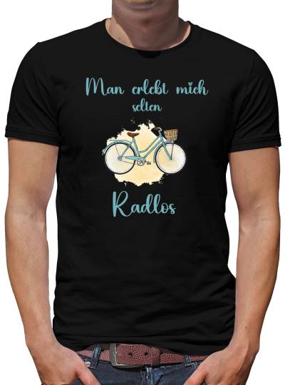 TShirt-People Man erlebt mich selten Radlos T-Shirt Herren 