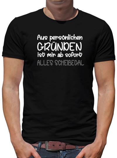 TShirt-People Aus persönlichen Gründen T-Shirt Herren 