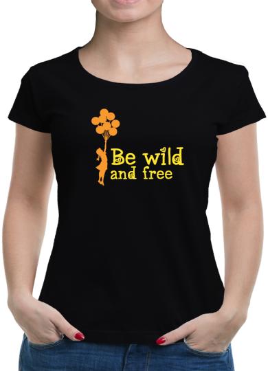 TShirt-People Be wild and free T-Shirt Damen 