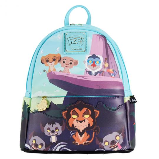 Loungefly POP Disney Lion King Pride Rock Womens Double Strap Shoulder Bag Purse 