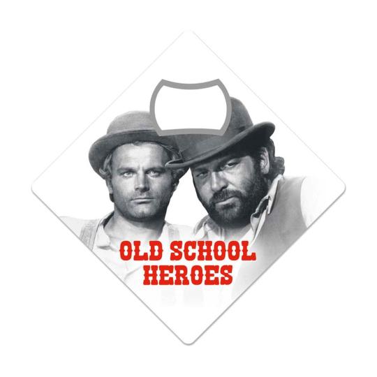 Bud Spencer & Terence Hill Flaschenöffner Magnet Old School Heroes 