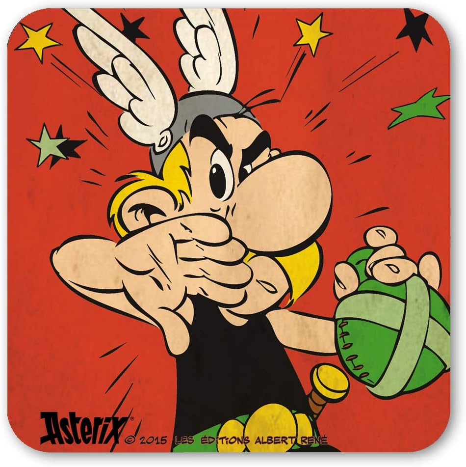 Asterix Gallier - Coaster - Asterix TShirt-People | Zaubertrank | Untersetzer der - Untersetzer -