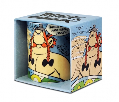 | - - TOC Tasse - Porzellan Kaffeebecher - TOC TOC Asterix der TShirt-People - Gallier Lizenziertes Originaldesign | Logoshirt Asterix farbig